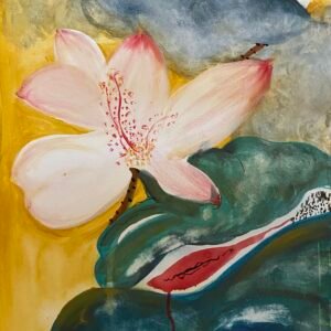 Blossom in Light watercolor floral artwork printable wall art