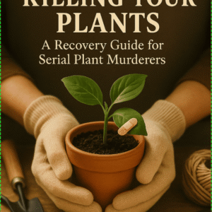 How to Stop Killing Your Plants book cover – humorous plant care recovery guide for beginners and plant lovers