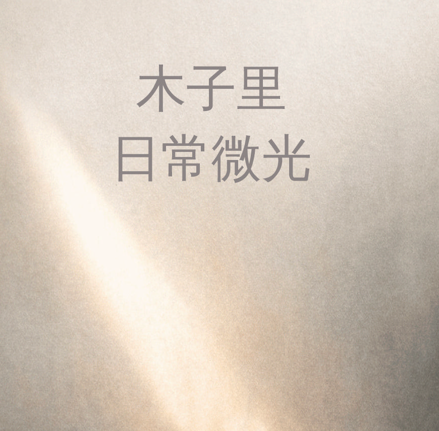 《木子里,日常微光》繁體中文生活散文電子書封面