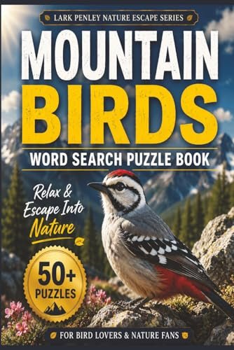 Mountain Birds Word Search Puzzle Book