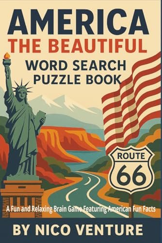America The Beautiful Word Search Puzzle Book
