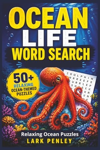Ocean Life Word Search Puzzle Book