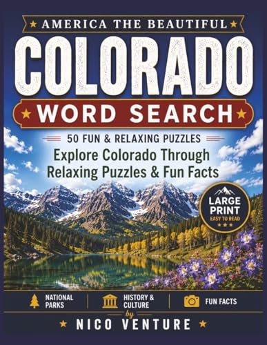 America the Beautiful: Colorado Word Search